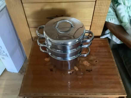 Photo of free Set of Steamer Pans (never used) (Bricknells Meadow OX28) #1