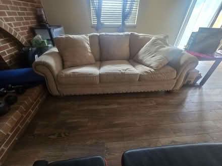Photo of free Pull out sofa & chair combo (Near woodmen & union) #1