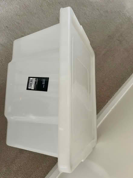 Photo of free 27L storage box from asda (Twickenham TW2) #1