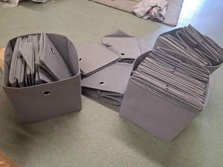 Photo of free Grey storage boxes (Carnforth) #1