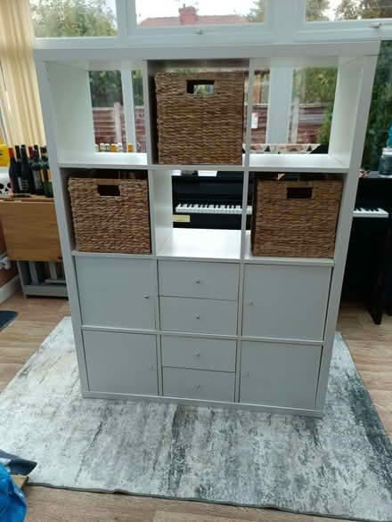 Photo of free Wood White Cube storage/display unit (Chadderton Fold OL9) #1