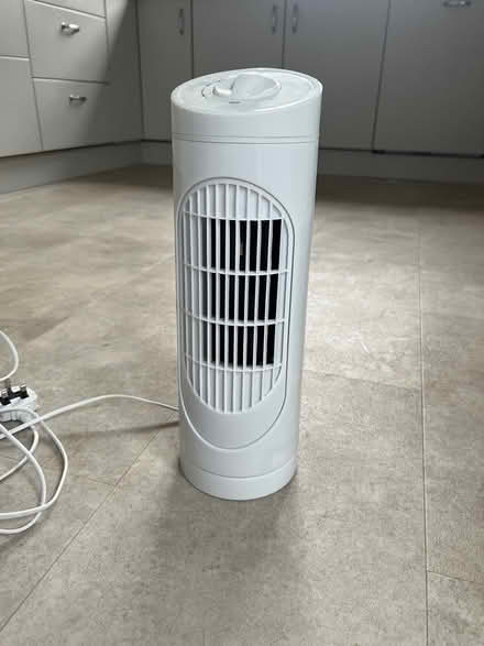 Photo of free Small tower fan (Hitchin) #1