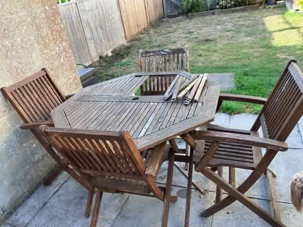 Photo of free Garden table (Odd Down) #3