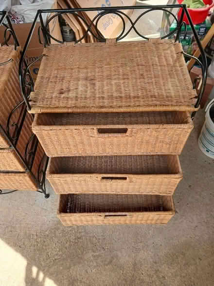 Photo of free 3 drawer wicker units (Great Shefford RG17) #2