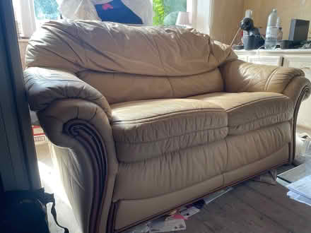 Photo of free Leather 2 seater settee (Blackpool FY3) #1