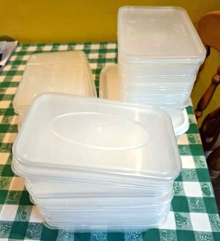 Photo of free Plastic food containers for take aways, with lids (Plumstead SE18) #1