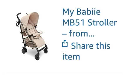 Photo of free Brand new foldable buggy (Walton on the hill) #1