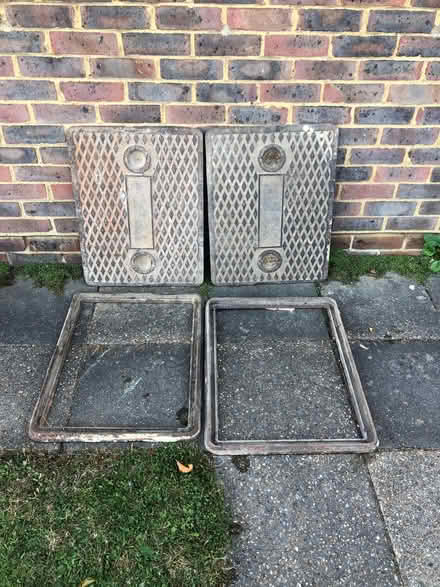 Photo of free metal drain covers (Sedlescombe Street TN33) #1