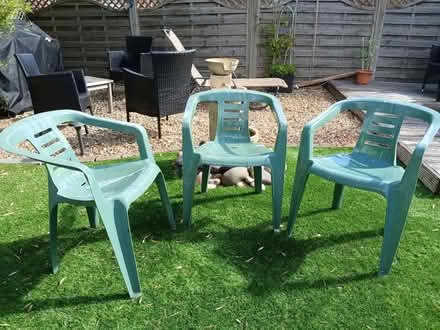 Photo of free Green Plastic Garden Chairs (Yate BS37) #1