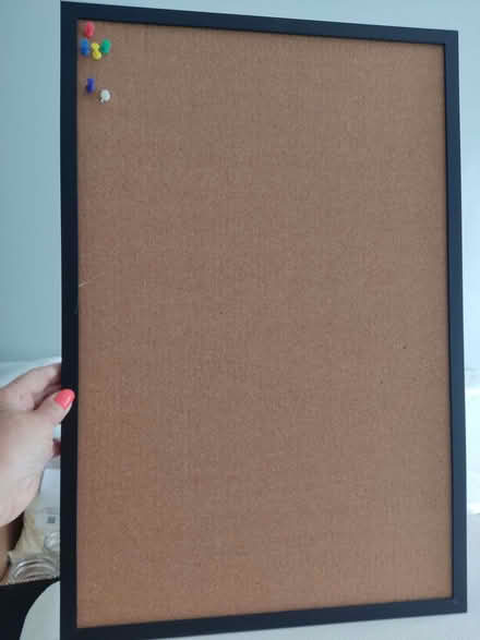 Photo of free Cork framed pin board (Oulton Broad NR33) #1