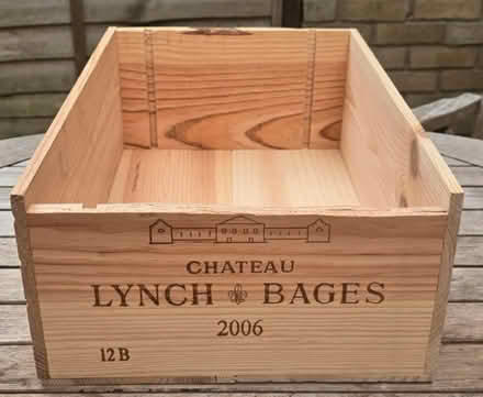 Photo of Wooden box for 6 wine bottles (Bessels Green TN13) #1