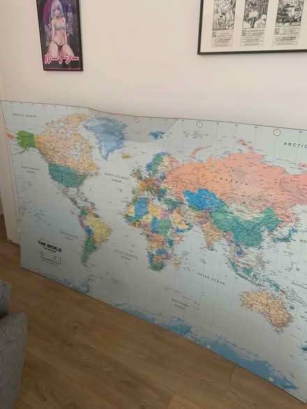 Photo of free Giant world map (Forest Gate) #1