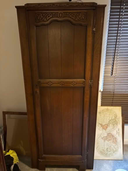 Photo of free Wooden wardrobe (Sn10 2hq) #2