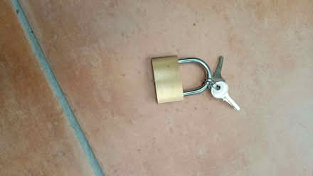 Photo of free Small padlock with two keys (New Marston OX3) #1
