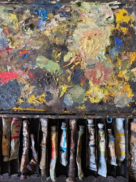 Photo of free Artists old oil paint box (Merton Park SW19) #2