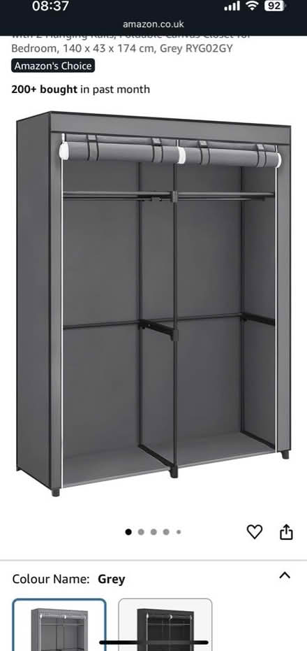 Photo of free Fabric wardrobe (Swanley BR8) #1