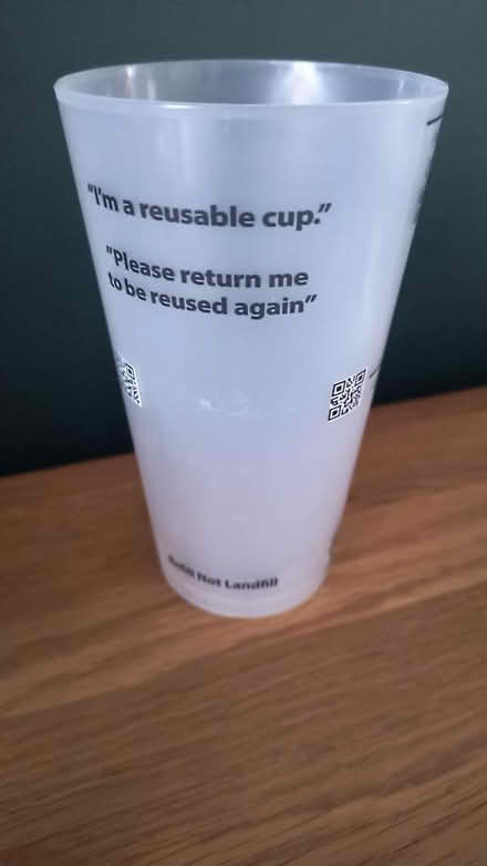 Photo of free Reusable cup (Allington ME16) #2