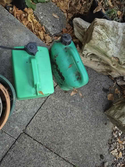 Photo of free Plastic petrol cans (Hollinswood TF3) #1