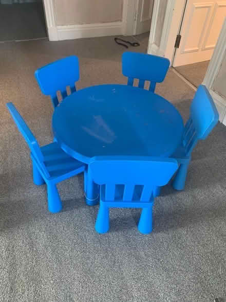 Photo of free Children’s paint table (Causewayhead FK9) #1