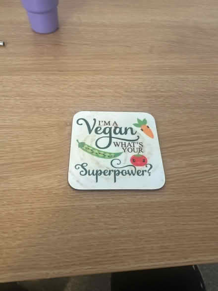 Photo of free Vegan coaster (Liverpool L7) #1