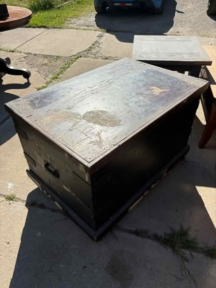 Photo of free Antique hope chest on wheels (Canton-Sheldon/Ford) #2