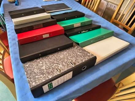 Photo of free Used ring binders, folders and lever-arch file (Stonehouse GL10) #2