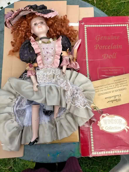 Photo of free Genuine porcelain doll (broken parts) (Heald Green SK8) #1