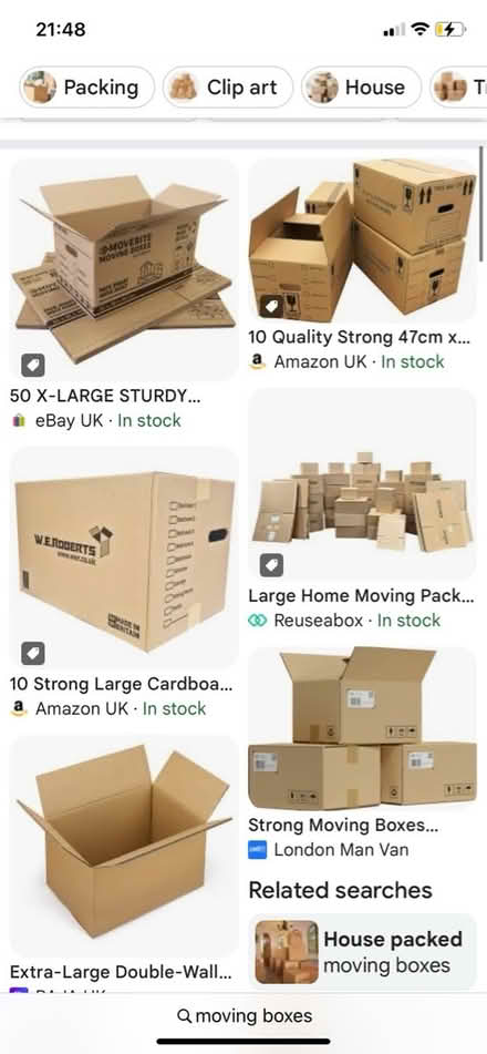 Photo of Moving boxes (Hampton TW12) #1
