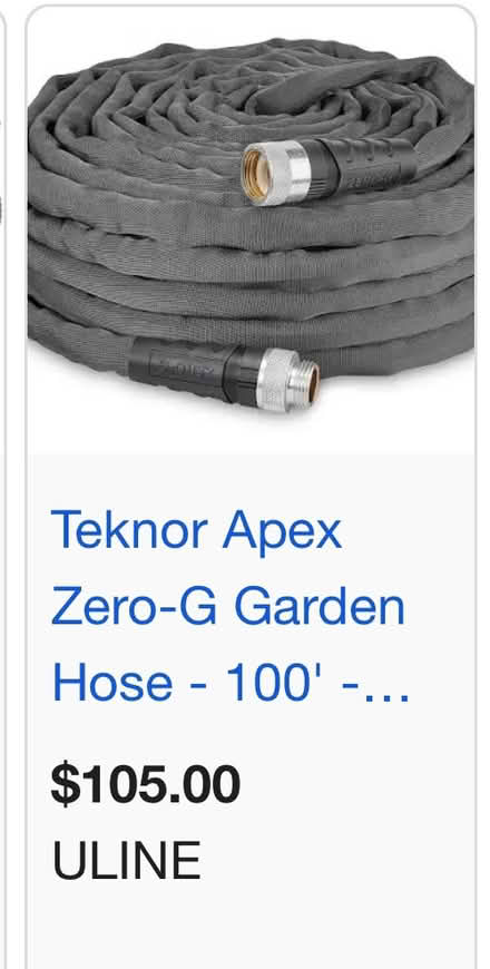 Photo of free Almost new 100’ garden hose (West Seattle) #1
