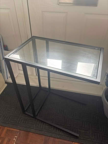 Photo of free IKEA glass topped side table (WGC) #2