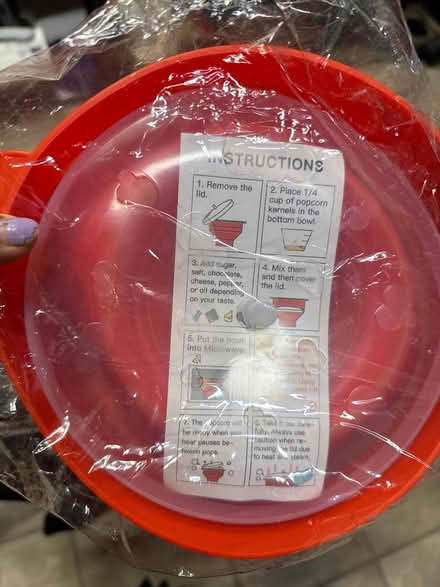 Photo of free Silicone, micro, popcorn popper (Blaney and Bollinger) #1