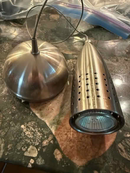 Photo of free Two hanging lamps (Brookline) #1