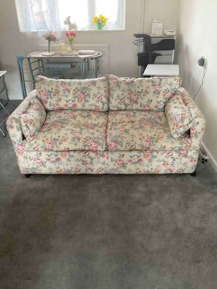 Photo of free Small 2 seater sofabed (Stanground) #1