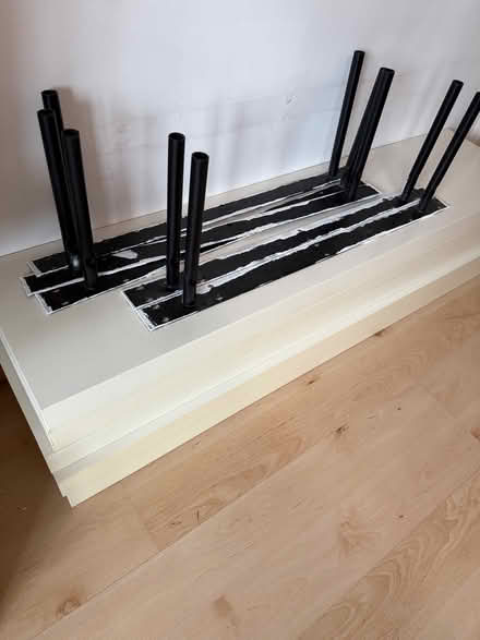 Photo of free Qty 20 used White IKEA LACK Wall shelves (Wokingham RG40) #1
