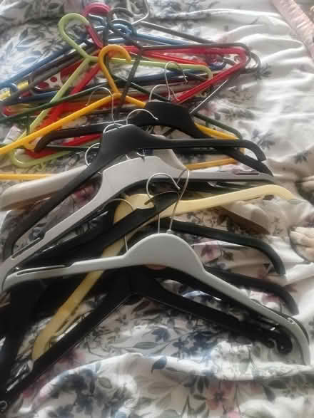 Photo of free Coat hangers (Whitehill GU35) #1