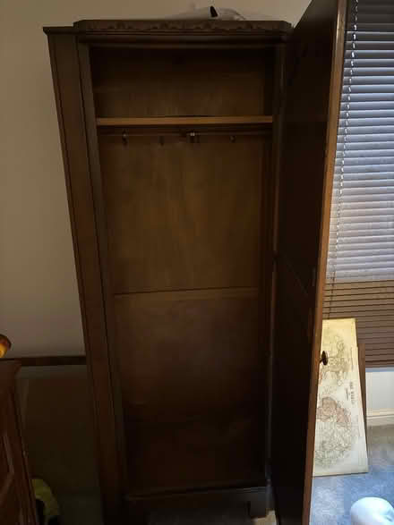 Photo of free Wooden wardrobe (Sn10 2hq) #1