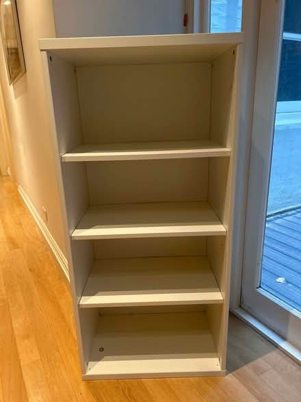 Photo of free White rack of shelves, sturdy, good condition (Earls Court SW5) #1