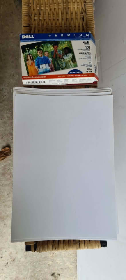 Photo of free Printer photo paper -A4 size and 4"x6" (Binfield Heath RG9) #1
