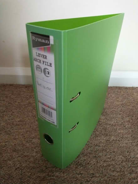 Photo of free Lever arch file (Chesterton CB4) #1