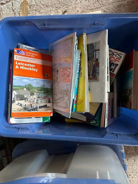 Photo of free Box of ordnance survey maps/travel books (Chellaston DE73) #1