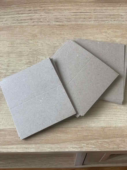 Photo of free 50 brown card place cards (Lye Valley OX3) #1