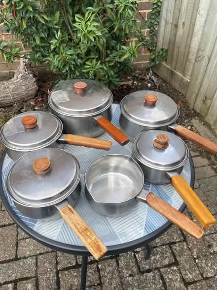 Photo of free Prestige saucepan set (Bracknell RG12) #1