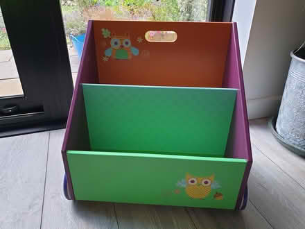 Photo of free Child's book box on wheels (Clanfield PO8) #2