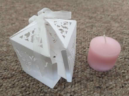 Photo of free Scented candle and paper lantern (Chesterton CB4) #1