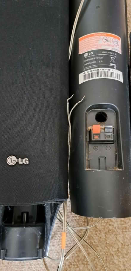 Photo of free LG speakers (OX14 off Colwell Drive) #2