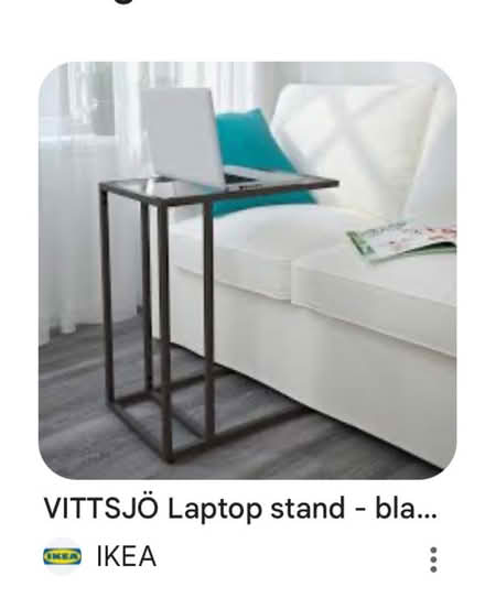 Photo of free IKEA glass topped side table (WGC) #1