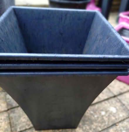Photo of free 6 grey plastic planters (Sydenham, SE26) #3