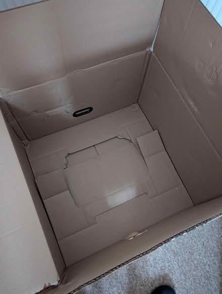 Photo of free Large cardboard box with handles (Queens Park, BN2) #2