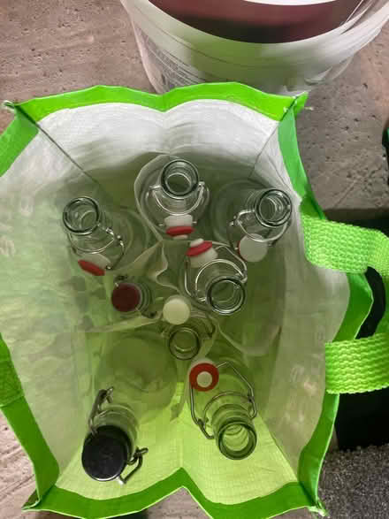 Photo of free x8 glass bottles (TN2) #1