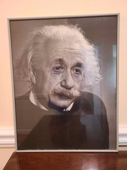 Photo of free Framed Albert Einstein Print (River Falls, Potomac) #1